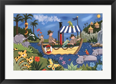 Framed River Adventures Print