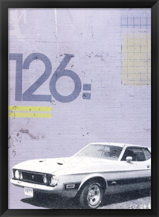 Framed Mustang Print