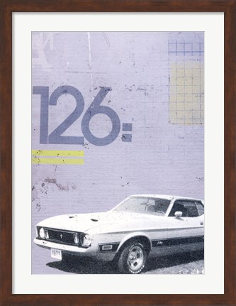 Framed Mustang Print