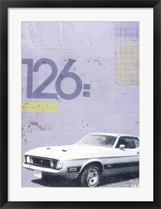 Framed Mustang Print