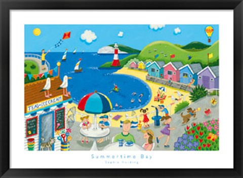 Framed Summertime Bay Print