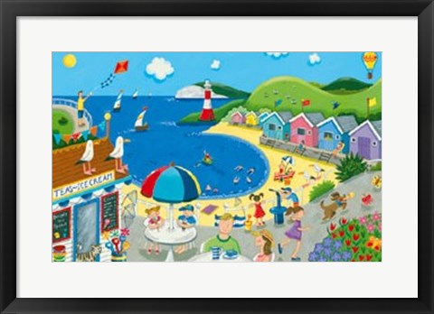 Framed Summertime Bay Print