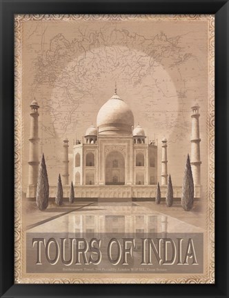 Framed Tours of The East I Print