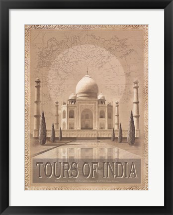 Framed Tours of The East I Print