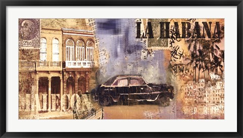 Framed La Habana Print