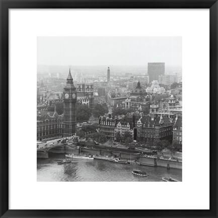 Framed City Of Westminster From The South Bank Of The Thames, 1963 Print