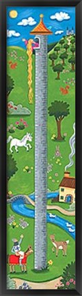 Framed Rapunzel Growth Chart Print