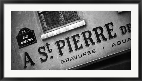 Framed Paris Streets I Print