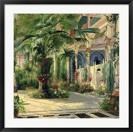 Framed Interior of the Palm House at Potsdam I Print