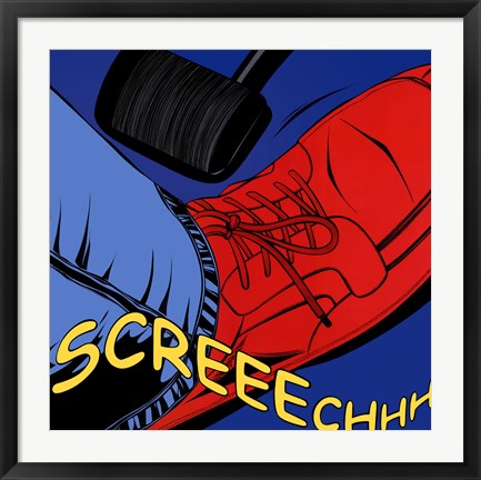 Framed Screeechhh Print