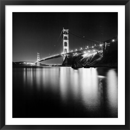 Framed Golden Gate Study Print