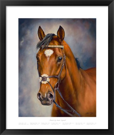 Framed Frankel Print