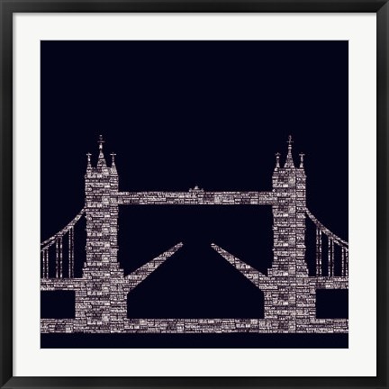 Framed City Type I Print