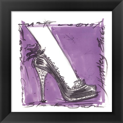 Framed Catwalk Heels I Print