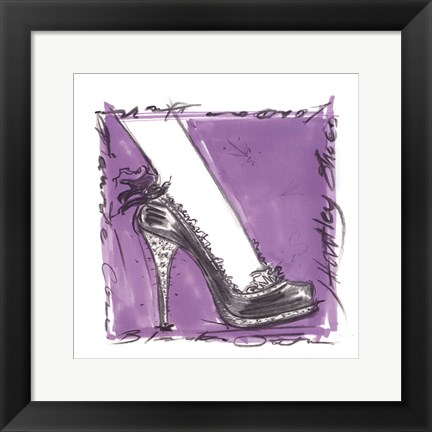 Framed Catwalk Heels I Print