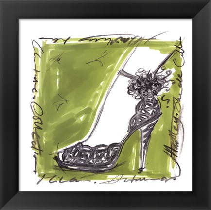 Framed Catwalk Heels II Print