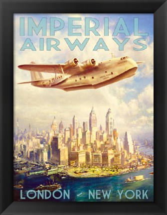 Framed Imperial Airways Print