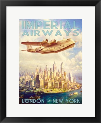 Framed Imperial Airways Print