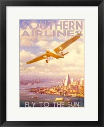 Framed Southern Airlines Print