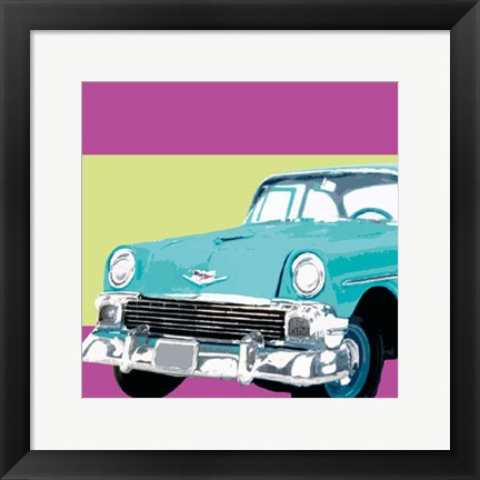 Framed Retro Car II Print