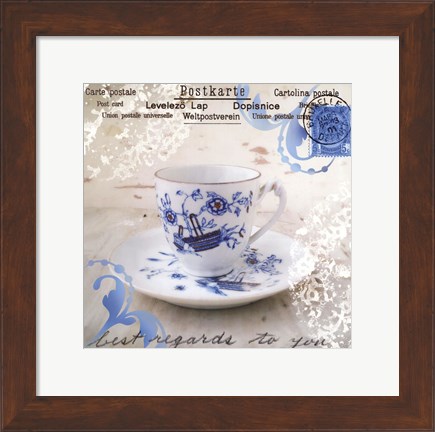 Framed Morning Tea II Print