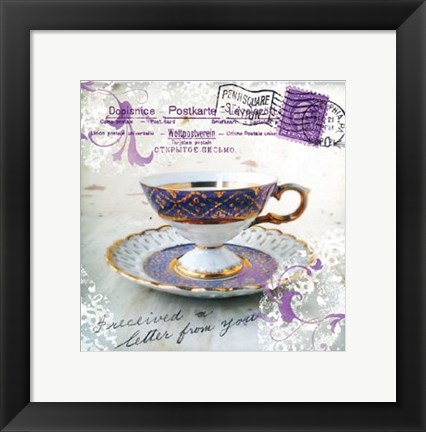 Framed Morning Tea III Print