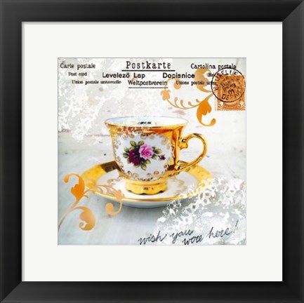 Framed Morning Tea IV Print