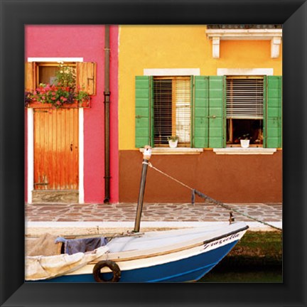 Framed Burano V Print