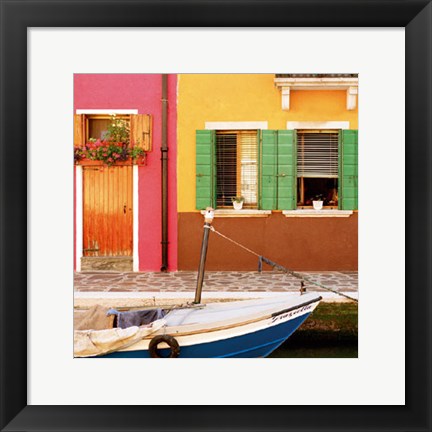 Framed Burano V Print