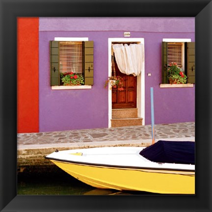 Framed Burano VI Print