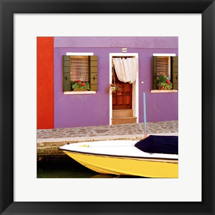 Framed Burano VI Print