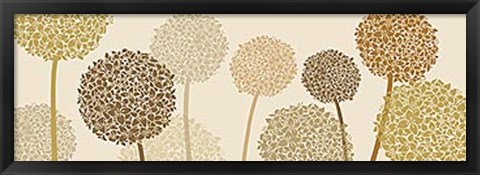 Framed Burnished Alliums Print