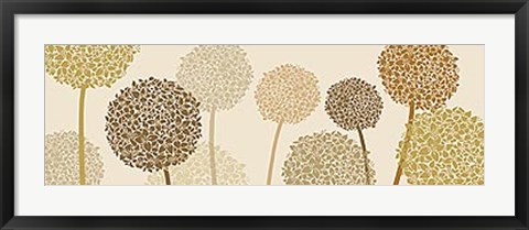 Framed Burnished Alliums Print