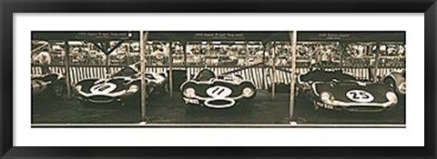 Framed Jaguar D-Type / Tojeiro Print