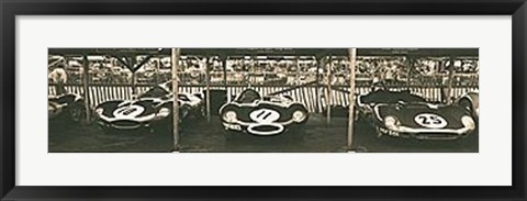 Framed Jaguar D-Type / Tojeiro Print