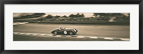 Framed Jaguar XK 120 Print