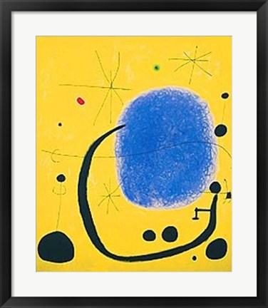 Framed Gold of the Azure, 1967 Print