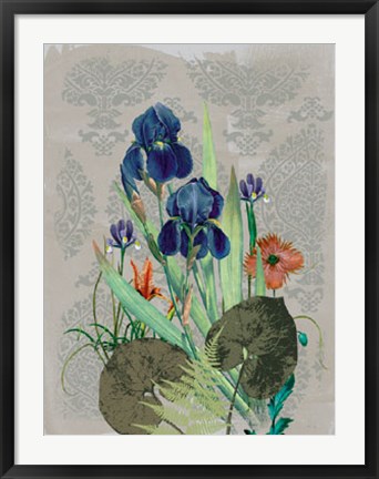 Framed Summer Flowers I Print