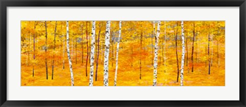 Framed Iridescent Trees II Print