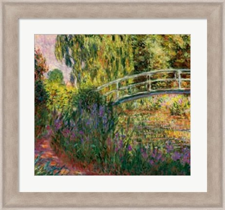 Framed Le Pont Japonais Print