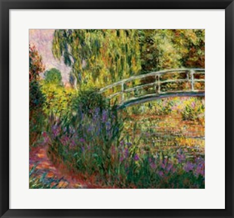 Framed Le Pont Japonais Print