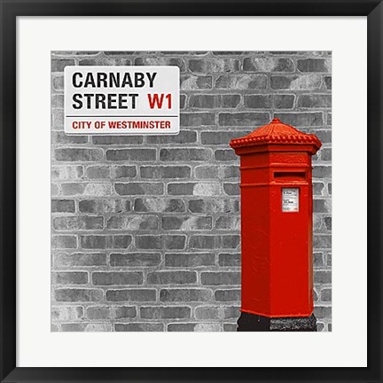 Framed Carnaby Street Print