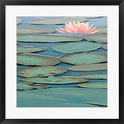 Framed Lily Pool III Print