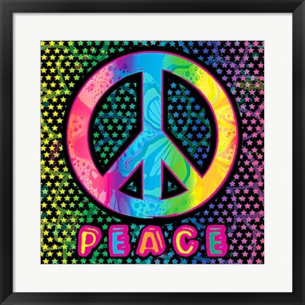 Framed Peace Print