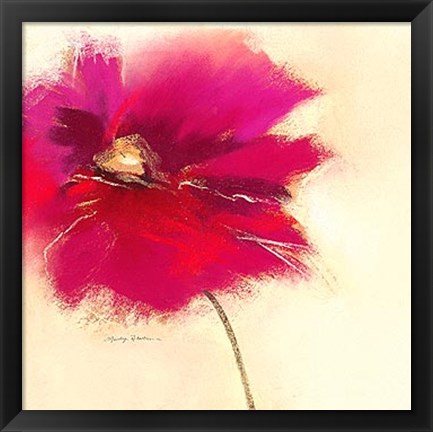 Framed Poppy Power II Print