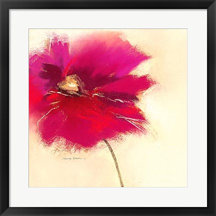 Framed Poppy Power II Print