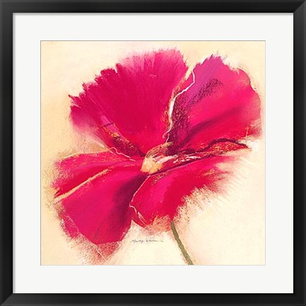 Framed Poppy Power IV Print