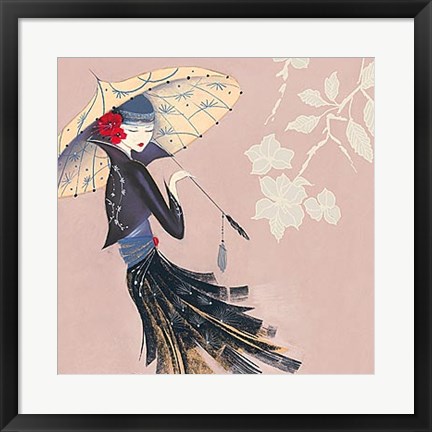 Framed Lotus Blossom Print