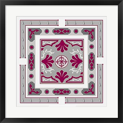 Framed Parterre II Print