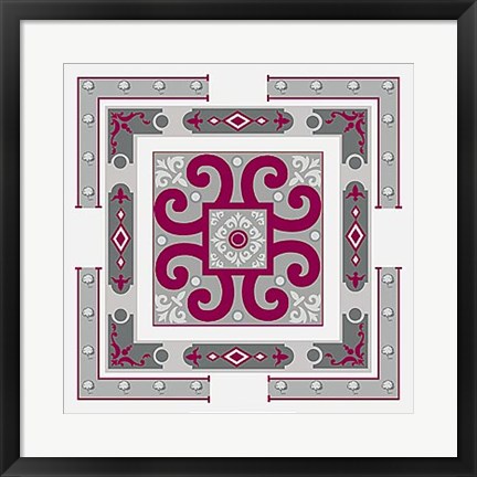 Framed Parterre IV Print